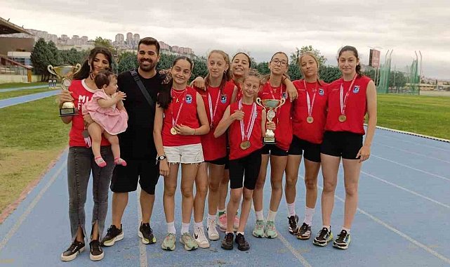 Gölcüklü minik atletlerden Türkiye 3'üncülüğü