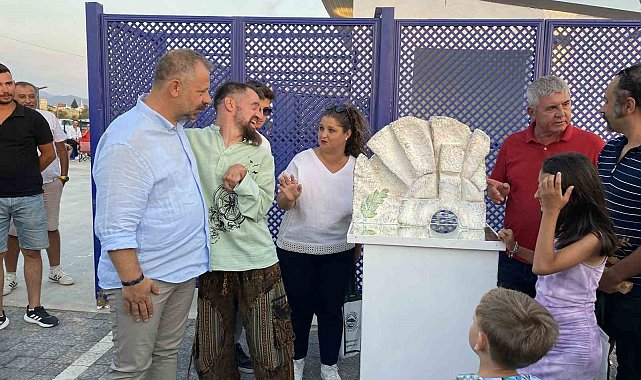 Gömeç'te 5. Uluslararası Kuzey Ege Heykel Sempozyumu ve Kafebüs Travla açılışı