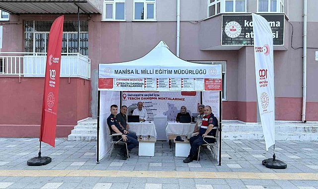 Gördes'te üniversite tercihi için, Rehberlik Destek Ünitesi noktası kuruldu