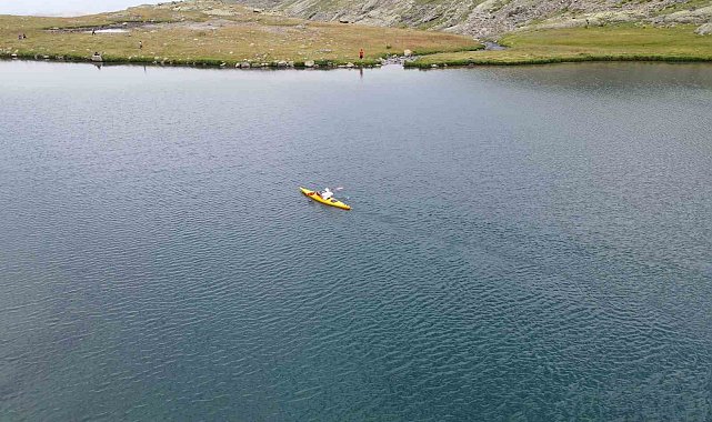 Gümüşhane'nin zirvesinde doğa ve spor buluştu