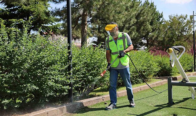 Hacılar'da haşereye karşı etkin mücadele