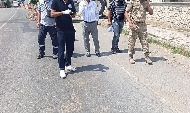 Hamur'da doğalgaz çalışmaları sürüyor