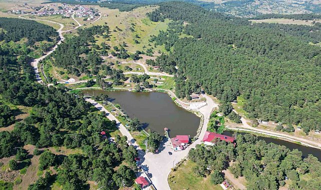 Hasanşeyh Göleti, çam ormanları ve serin havasıyla ilgi görüyor