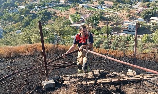 Hatay'da orman yangını büyümeden kontrol altına alındı