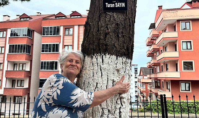 Hatıra ormanı değil site bahçesi