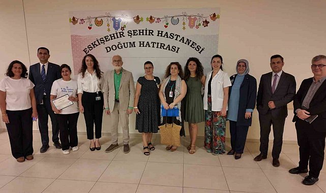 Hekimler ve birim çalışanlarına teşekkür belgesi