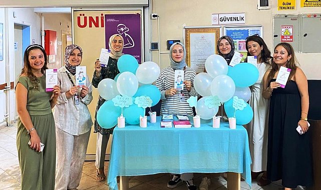 Hisarcık'ta ailelere bebek sağlığı için emzirme ve anne sütünün önemi anlatıldı