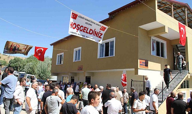 HSK Başkanvekili Aydoğdu, köyünün konak açılışını yaptı