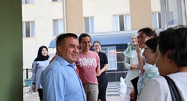 İl Müdürü Ramazan Demir yurtlarda öğrencilerle buluştu