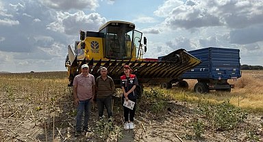 İpsala'da biçerdöver hasat kontrolleri yapıldı