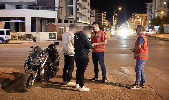 Isparta'da gece denetiminde 11 araca ceza kesildi