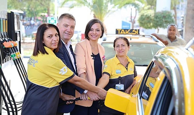 İzmir'de, taksici esnafına akaryakıtta indirim desteği