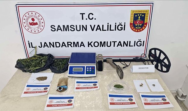 Jandarma tarafından uyuşturucuyla yakalandı