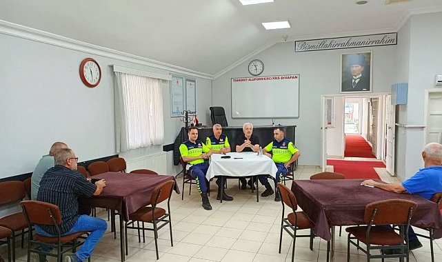 Jandarmadan kamyoncu esnafına ziyaret