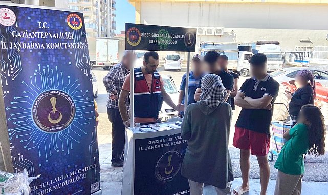 Jandarmadan vatandaşlara siber güvenlik bilgilendirmesi