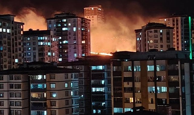 Kahramanmaraş'ta otluk alanda yangın