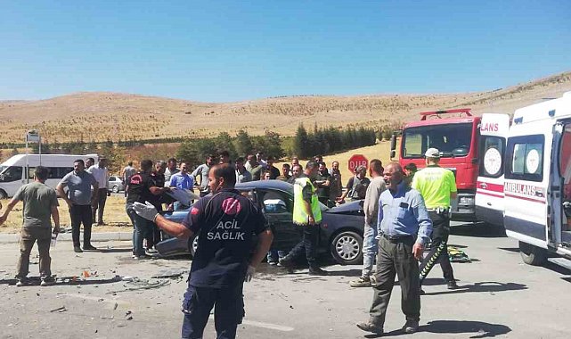 Kahramanmaraş'ta zincirleme kaza: 1 ölü, 8 yaralı