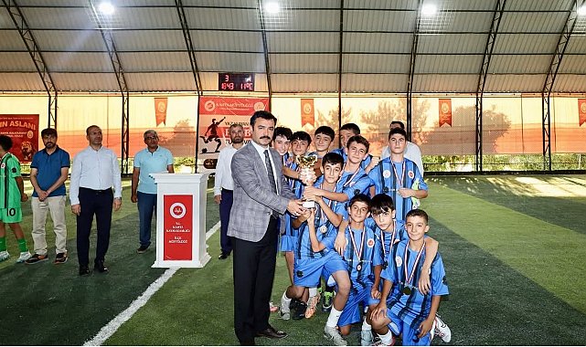 Kahta'da camiler arası futbol turnuvası sona erdi