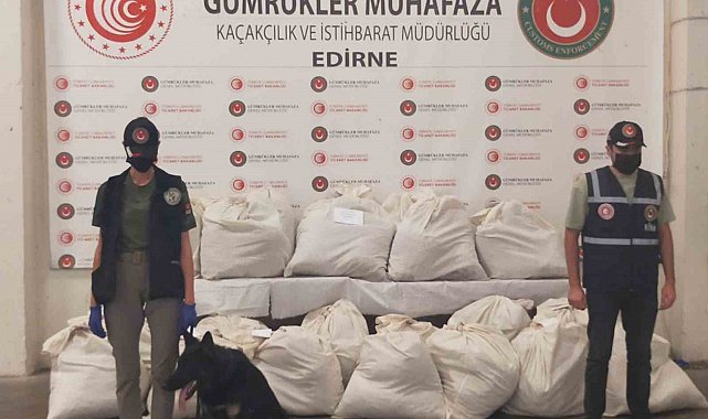 Kapıkule'de uyuşturucuya büyük darbe