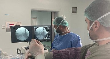 Karabük'te ilk kez perkütan stabilizasyon ameliyatı yapıldı