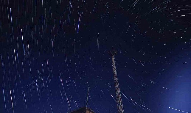 Karabük'te meteor yağmuru görsel şölen oluşturdu