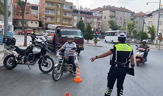 Karaman'da polisin motosiklet denetimleri arttı