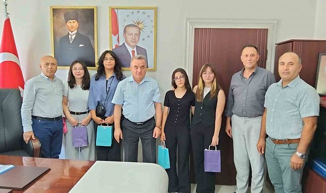 Kaymakam Öztürk, başarılı öğrencileri ağırladı