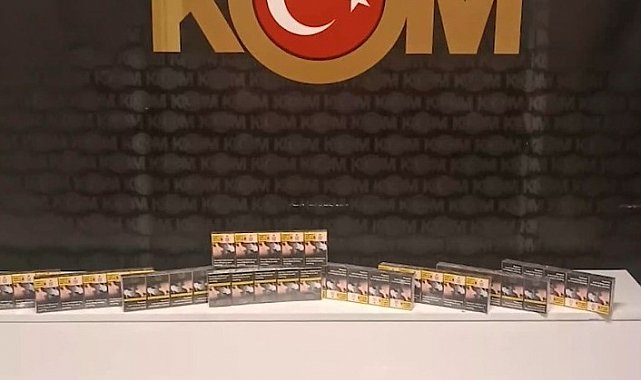 Kayseri'de kaçak sigara operasyonu