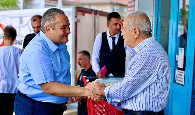 Keçiören Belediye Başkanı Özarslan Keçiören esnafının yanında