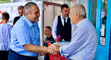 Keçiören Belediye Başkanı Özarslan Keçiören esnafının yanında