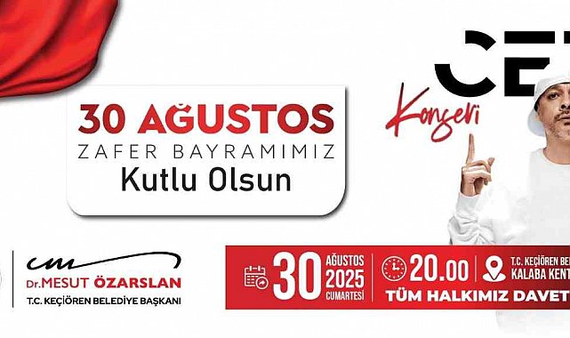 Keçiören Belediyesi, 30 Ağustos Zafer Bayramı dolayısıyla bir etkinlik düzenleyecek