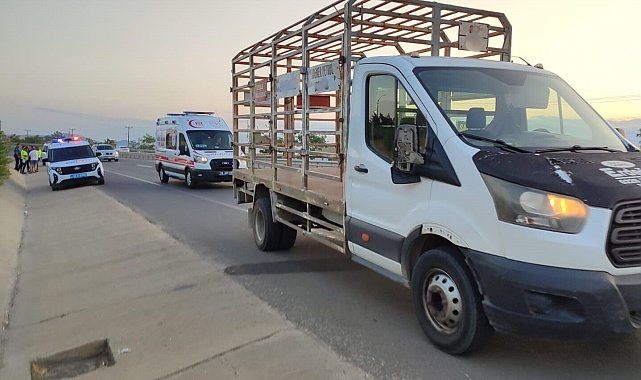 Keşan'da koşu yapan sporcuya tüp kamyonu çarptı