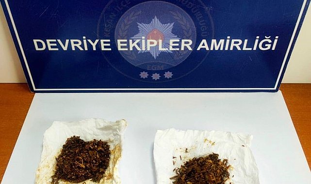 Keşan'da polisin durdurduğu şüpheliden uyuşturucu ele geçirildi