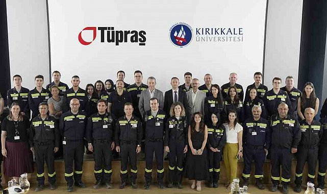 Kırıkkale Üniversitesi ve Tüpraş iş birliğiyle gerçekleşen Temel Rafinericilik Staj Programı ilk mezunlarını verdi