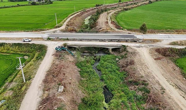 Kocadere'de taşkın tedbiri