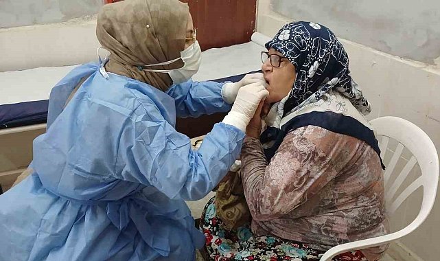 Kocagür'de diş taraması yapıldı