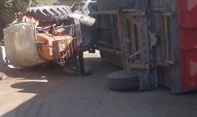 Kozan'daki traktör kazasında 1 kişi yaralandı