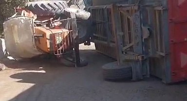 Kozan'daki traktör kazasında 1 kişi yaralandı