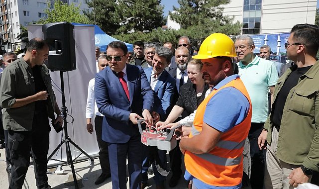 Kütahya'da Şevelli Camii'nin temeli dualarla atıldı