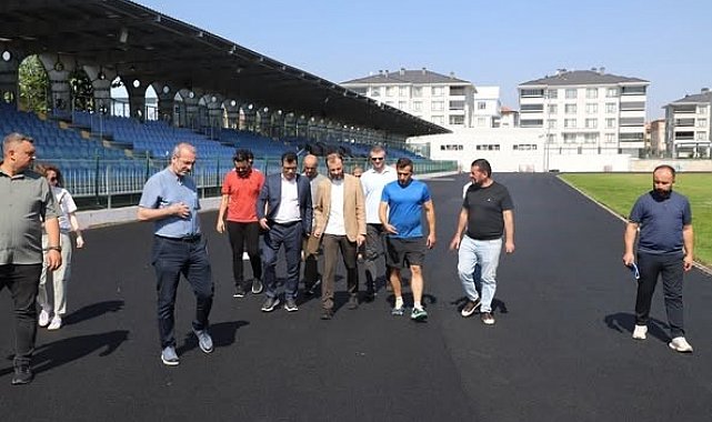 Kütahya'da spor altyapı çalışmaları sürüyor