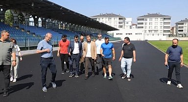 Kütahya'da spor altyapı çalışmaları sürüyor