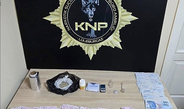 Lüleburgaz'da uyuşturucu operasyonu: 1 tutuklama