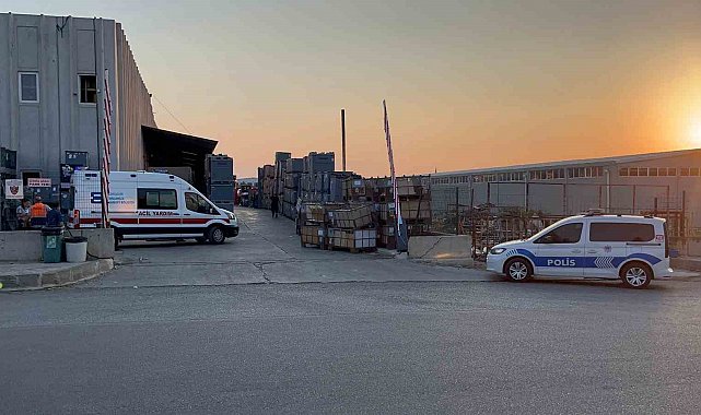 Makineye sıkışan 33 yaşındaki işçi hayatını kaybetti