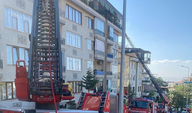 Malatya'da ev yangını