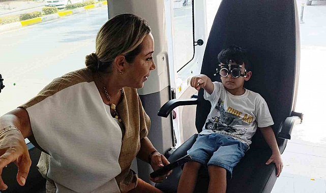 Manavgat'ta ücretsiz göz taraması yapıldı