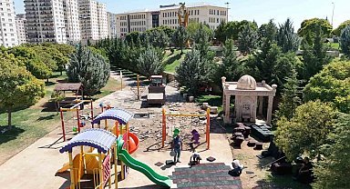 Mardin Büyükşehir Belediyesi Recep Tayyip Erdoğan Parkı'nı yeniliyor