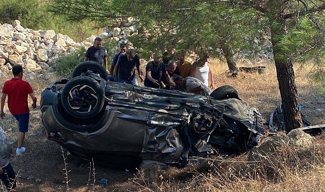 Marmaris-Datça yolunda kafa kafaya çarpışma: 5 yaralı