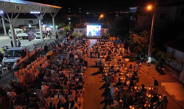 Mehmet Tönge Mahallesi'nde nostaljik sinema keyfi