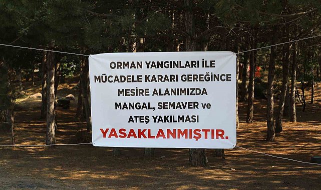 Melikgazi Belediyesi uyardı: Mesire alanlarında mangal, semaver yakmak yasak