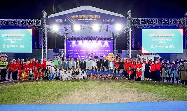 Meram yaz spor okulları için coşkulu final